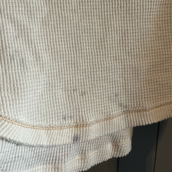 We the Free thermal blossom balloon sleeve top - Picture 2 of 5